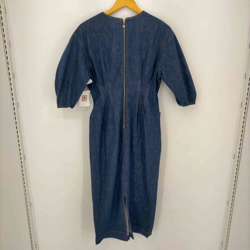 VERMEIL par iena 19SS デニムウエストフィット前ポケットワンピース レディース