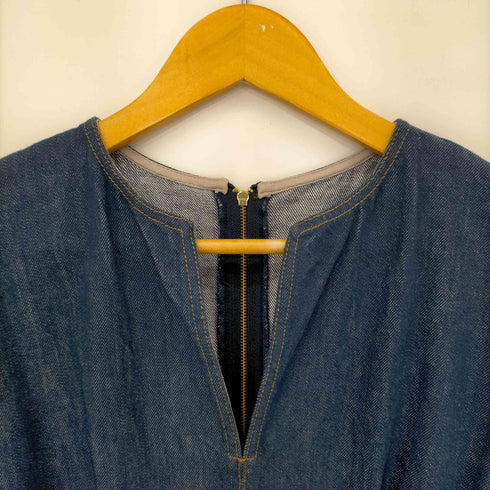 VERMEIL par iena 19SS デニムウエストフィット前ポケットワンピース レディース