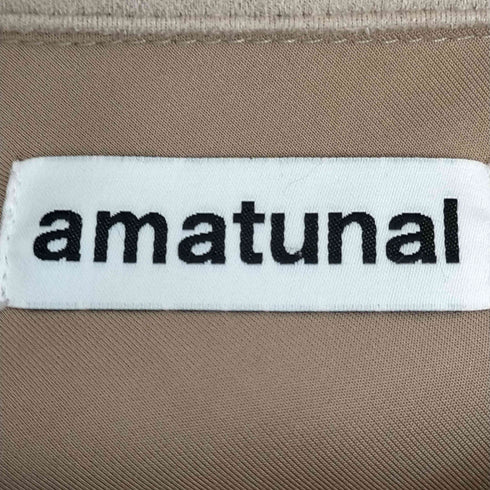 アマチュナル amatunal 切替 オーバーシャツジャケット メンズ FREE
