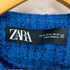 ザラ ZARA ツイードノーカラージャケット レディース import:XS