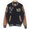 フランクリンマーシャル FRANKLIN&MARSHALL 裏地 キルティング ワッペン デザイン バーシティジャケット スタジャン メンズ import:L