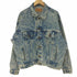リーバイス Levis 80S USA製 73507 0219 ボタン裏777刻印 ケミカルウォッシュ デニム トラッカー ジャケット メンズ import:L