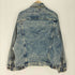 リーバイス Levis 80S USA製 73507 0219 ボタン裏777刻印 ケミカルウォッシュ デニム トラッカー ジャケット メンズ import:L