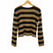 MAISON CORNICHON ビッグボーダーニット レディース
