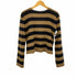 MAISON CORNICHON ビッグボーダーニット レディース