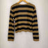 MAISON CORNICHON ビッグボーダーニット レディース