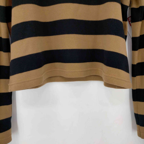 MAISON CORNICHON ビッグボーダーニット レディース