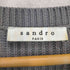 サンドロ sandro PARIS シャツレイヤードケーブルニット レディース JPN:1