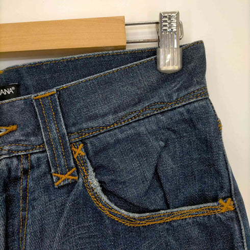 ドルチェアンドガッバーナ DOLCE&GABBANA 00s 17LOOSE ジッパーフライ ダメージデニムフレアパンツ メンズ 44