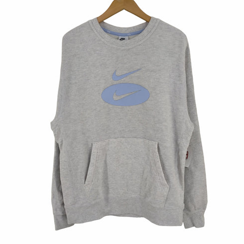 ナイキ NIKE NSW Sl Ft Crew Birch Heather Football Grey Light Marine メンズ JPN:M