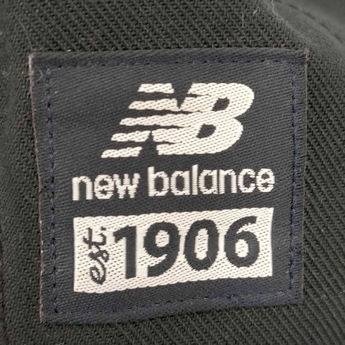 ニューバランス NEW BALANCE ロゴ刺繍 オールブラック スナップバックキャップ メンズ