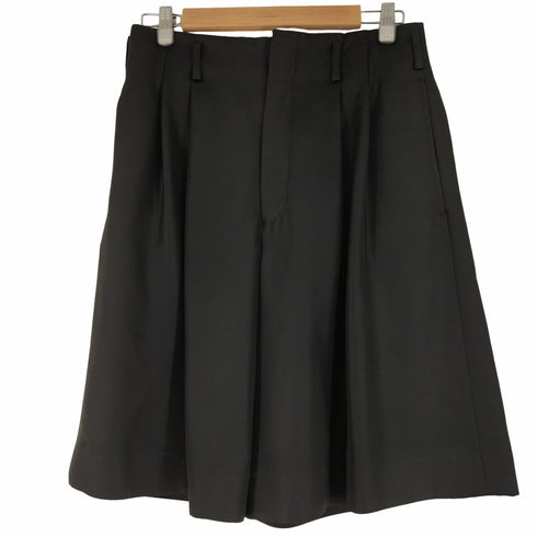 コムデギャルソン COMME des GARCONS 22SS 2タックサテンワイドハーフパンツ レディース JPN:XS