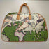 via vee world Classic Map Print Rolling Luggage メンズ