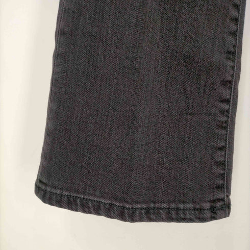 シックススリーナインセブン 6397 別注 BLACK CROPPED FLARE DENIM レディース 25
