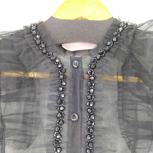 シモーネロシャ Simone Rocha パフスリーブ チュールブラウス レディース JPN:XS