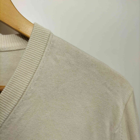 ニジュウサンク 23区 19SS シルクコットン ハイゲージVネックニット レディース JPN:38