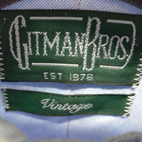 ギットマンブラザーズ GITMAN BROTHERS vintage ボタンダウンL/Sシャツ メンズ JPN:S