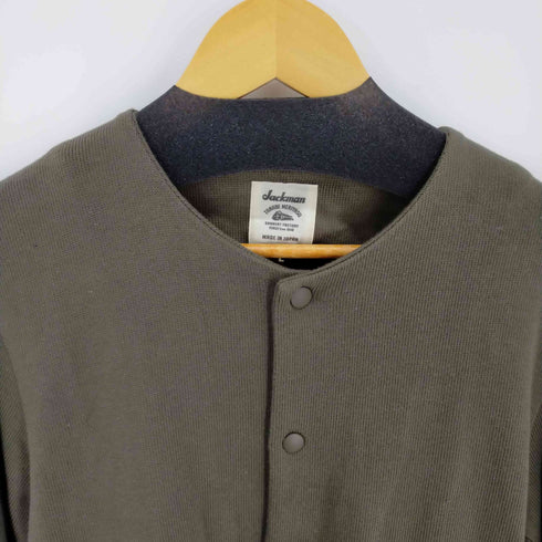 ジャックマン Jackman Sweat Collarless Jacket メンズ JPN:L