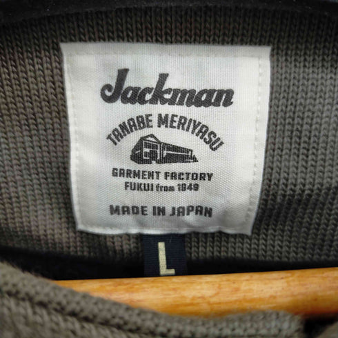 ジャックマン Jackman Sweat Collarless Jacket メンズ JPN:L