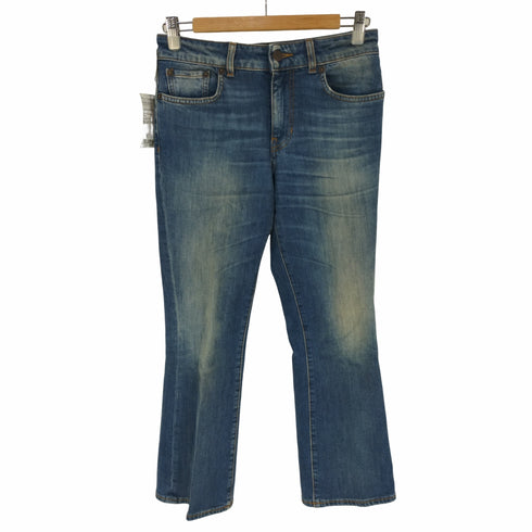 シックススリーナインセブン 6397 18SS 別注 BLUE CROPPED FLARE DENIM レディース 25