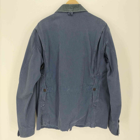 ポロバイラルフローレン Polo by RALPH LAUREN 襟コーデュロイ 比翼 ジップアップ ハンティング ジャケット メンズ import:L