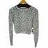 ザラ ZARA フラワージャガードニットカーディガン レディース import:M