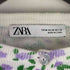 ザラ ZARA フラワージャガードニットカーディガン レディース import:M