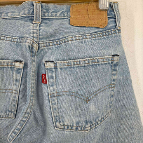 リーバイス Levis 80S USA製 ボタン裏524 エルパソ 501 黒カン 赤耳 デニムパンツ レディース W28×L34