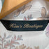 - Kims Boutique サイドネックボタン花柄シアーワンピース レディース