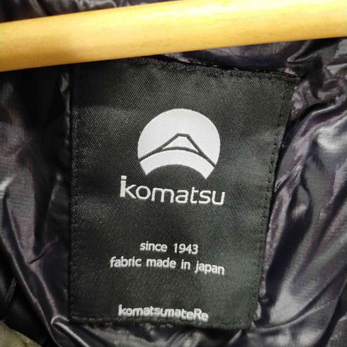 エディフィス EDIFICE komatsu ハイネックハイブリッドダウンパーカー メンズ JPN:S