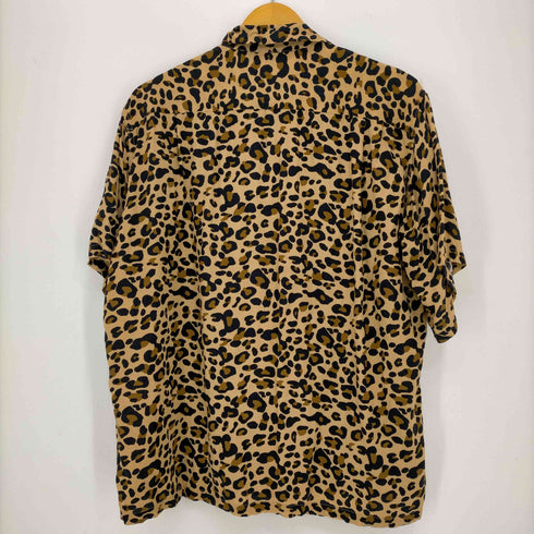 DEL MAR sportswear ANIMAL OPEN SS SHIRTS レオパード メンズ US:40