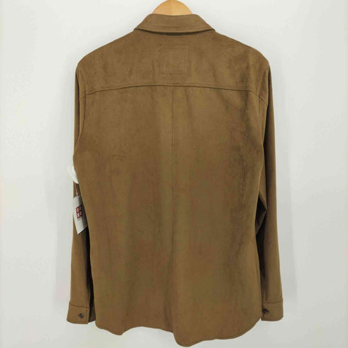 ザラ ZARA FAUX SUEDE OVERSHIRT メンズ import:S