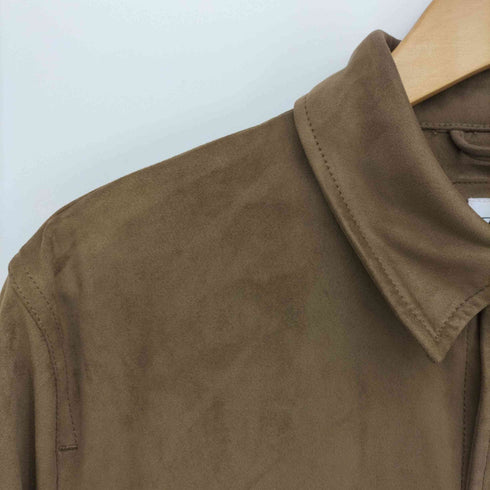 ザラ ZARA FAUX SUEDE OVERSHIRT メンズ import:S