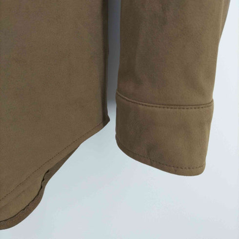 ザラ ZARA FAUX SUEDE OVERSHIRT メンズ import:S