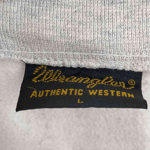 ラングラー Wrangler ロゴ刺繍 ハーフジップスウェット レディース JPN:L