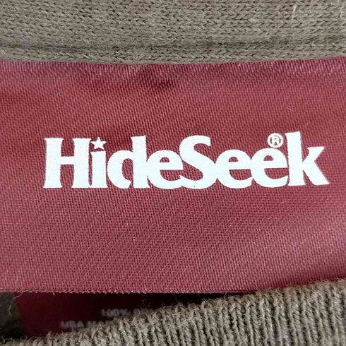 ハイドアンドシーク HIDE AND SEEK オーバーサイズ 両面プリント Tシャツ メンズ