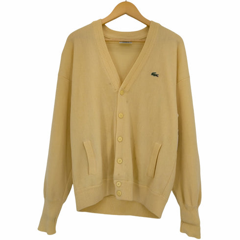 ラコステ LACOSTE スペイン製 アクリルカーディガン メンズ G