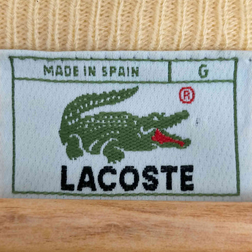 ラコステ LACOSTE スペイン製 アクリルカーディガン メンズ G