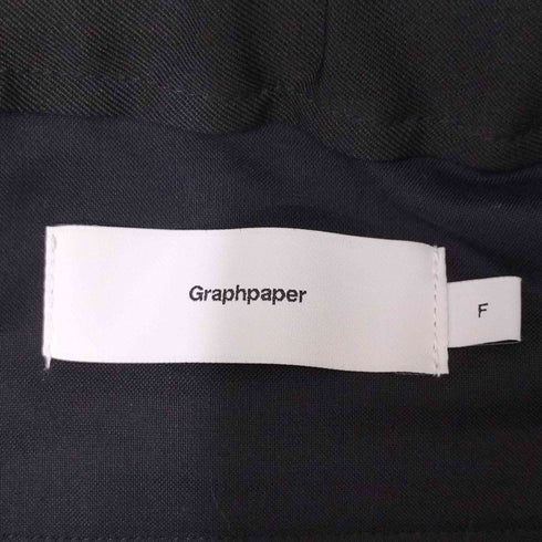 グラフペーパー Graphpaper 21SS Selvage Wool Wide Chef Pants メンズ FREE