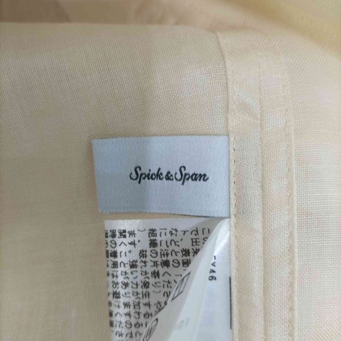 スピックアンドスパン Spick and Span シアータック ボリュームスリーブブラウス レディース FREE