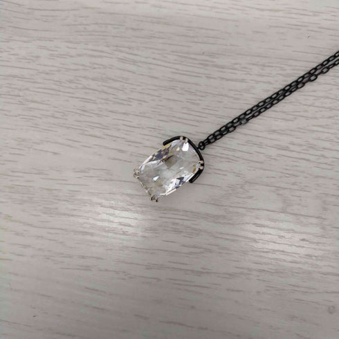 スワロフスキ SWAROVSKI スクエアカットクリスタルネックレス レディース