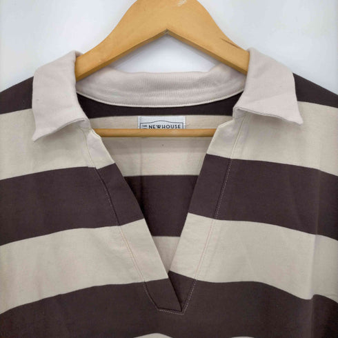 ザ ニューハウス THE NEWHOUSE STRIPE TOMBOY SKIPPER SHIRT レディース FREE