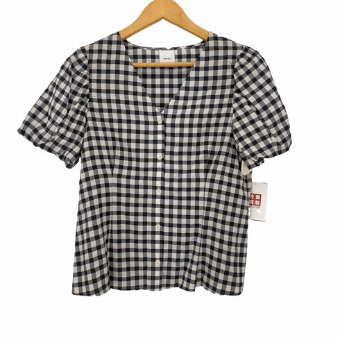 スピックアンドスパン Spick and Span 20SS ギンガムチェックパフブラウス レディース FREE