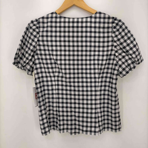 スピックアンドスパン Spick and Span 20SS ギンガムチェックパフブラウス レディース FREE
