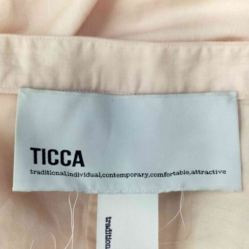 ティッカ TICCA 24SS コットンリネンテントシャツワンピース レディース FREE