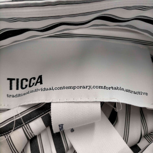 ティッカ TICCA 24SS コットン スクエア ビッグ シャツ レディース FREE