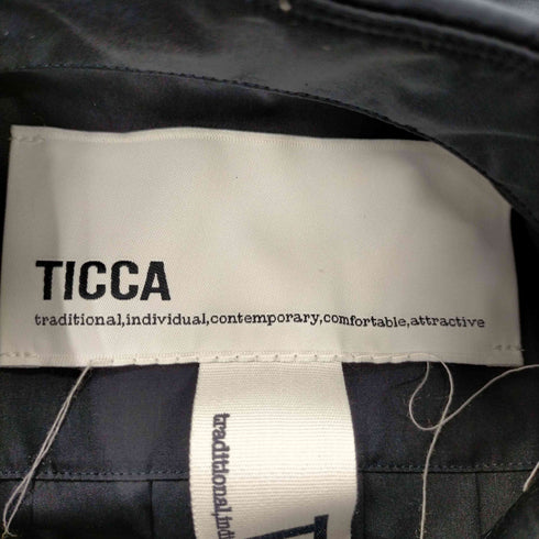 ティッカ TICCA 24SS コットン スクエア ビッグ シャツ レディース FREE