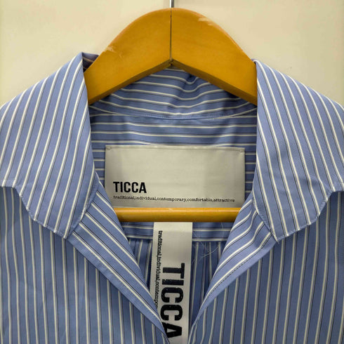 ティッカ TICCA 24SS コットン スキッパー パフスリーブ シャツ レディース FREE