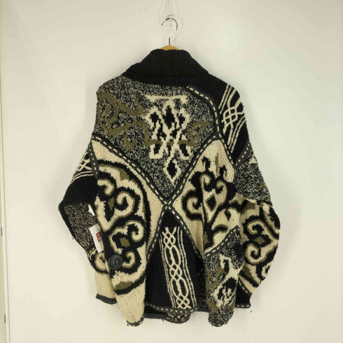 フッチェ ウオモ ヨシユキ コニシ FICCE UOMO YOSHIYUKI KONISHI HAND KNIT ハンドニット 総柄 タートルネックローゲージニット メンズ