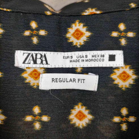 ザラ ZARA FLORAL PRINT SHIRT メンズ S